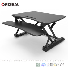 Conversor de mesa em pé, altura ajustável Sit Stand Riser mesa, computador em pé mesa Riser menor preço